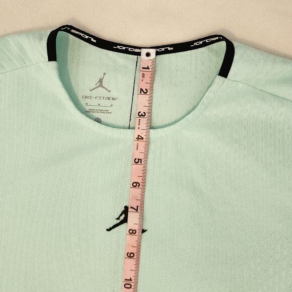 Jordan Dri-FIT ADV Performance T-Shirt Mint Green Moisture Wicking Size M - Picture 7 of 9